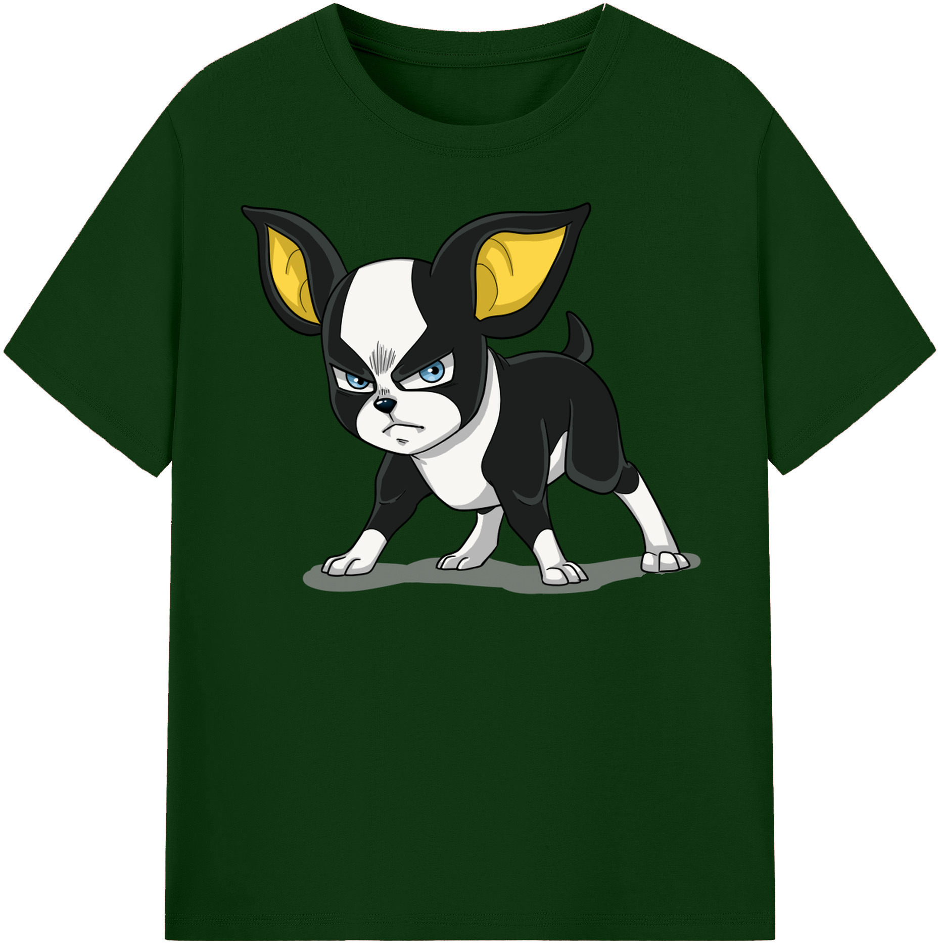 （画像用） ジョジョの奇妙な冒険 イギー JoJo's Bizarre Adventure Iggy 綿100％半袖Tシャツ（フロントプリント）
